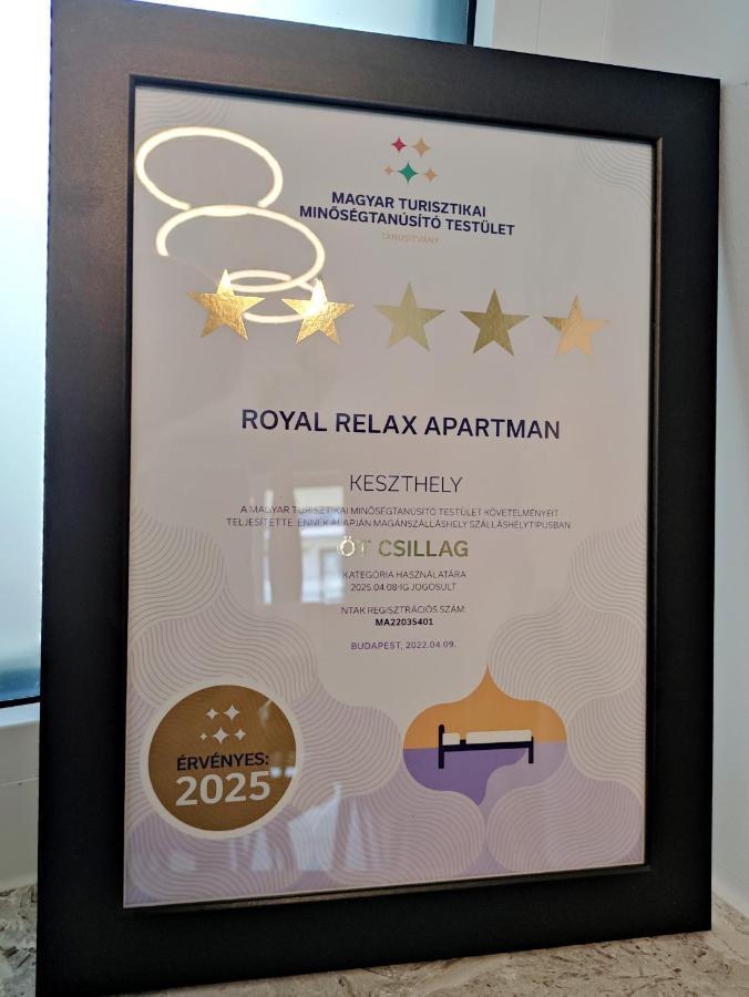 Royal Relax Apartman Keszthely Εξωτερικό φωτογραφία